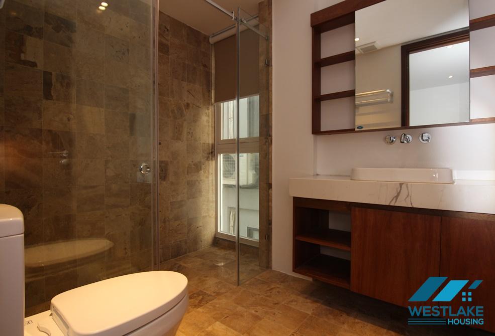 Asian contemporary style 4 bedrooms apartment for rent in Tay Ho, Ha Noi