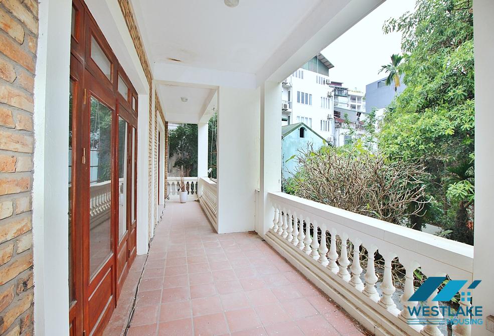 Outdoor-pool and large garden house for rent in To Ngoc Van st, Tay Ho