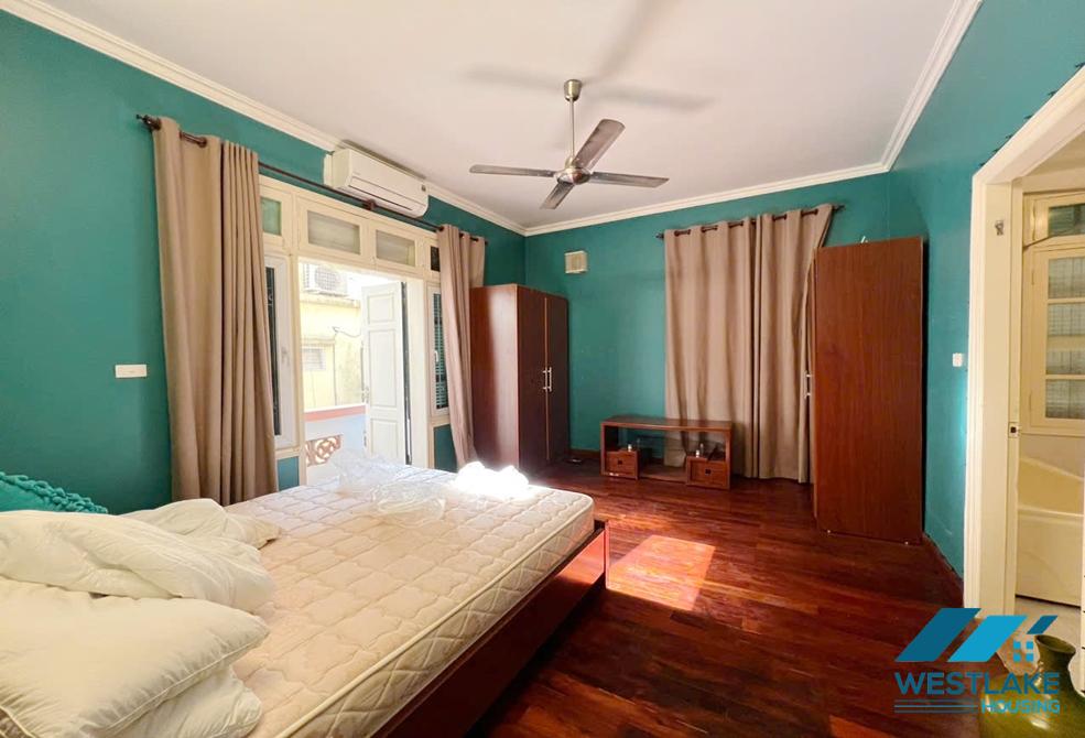 Three bedrooms house with big yard for rent in Tay Ho, Ha Noi