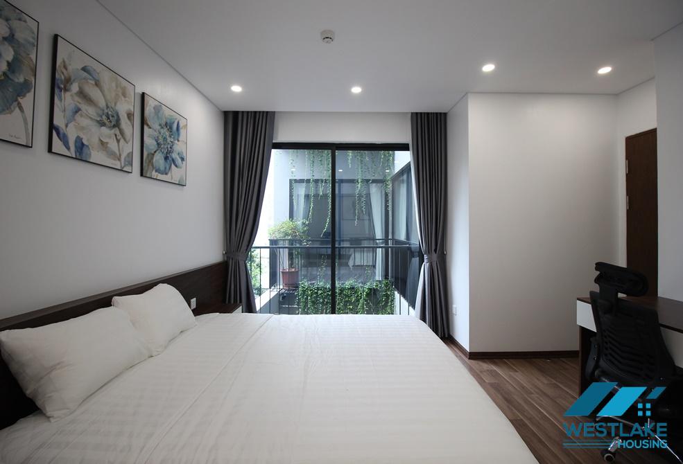 Bright 01 bedroom apartment for rent on Trinh Cong Son street, Tay Ho, Hanoi