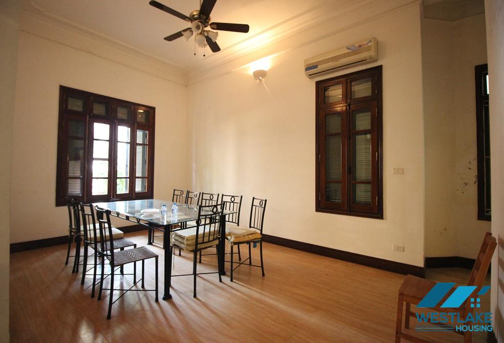 Spacious villa rental with big yard and balcony in the heart of Tay Ho, Ha Noi