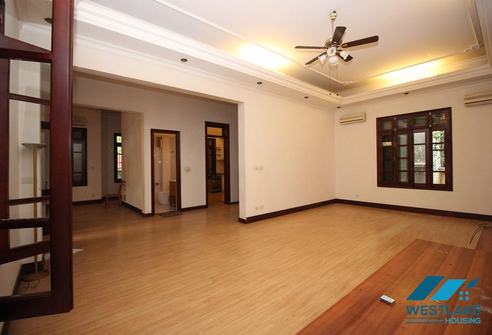 Spacious villa rental with big yard and balcony in the heart of Tay Ho, Ha Noi