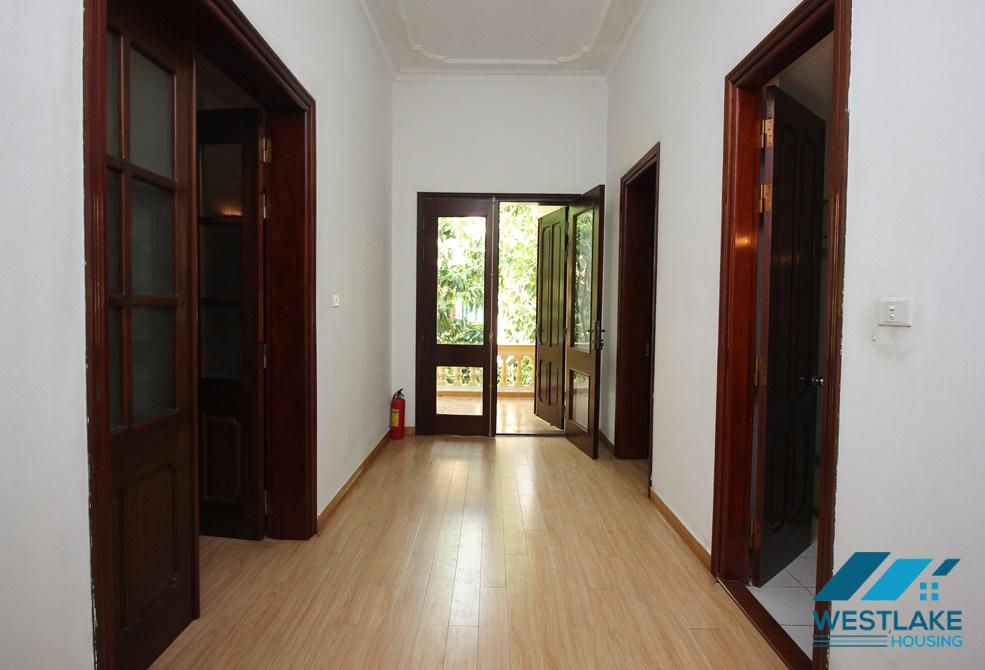 Spacious villa rental with big yard and balcony in the heart of Tay Ho, Ha Noi