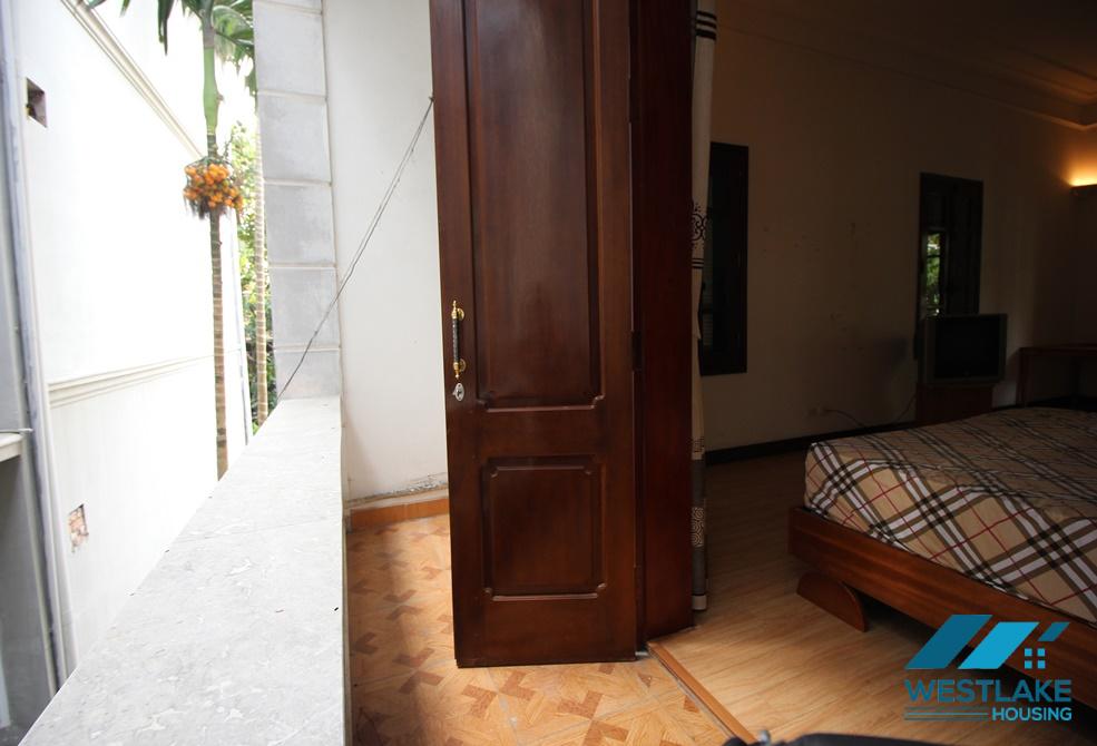 Spacious villa rental with big yard and balcony in the heart of Tay Ho, Ha Noi