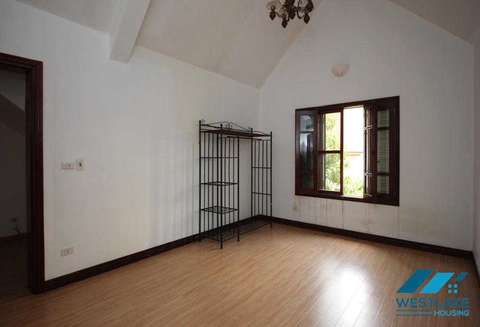 Spacious villa rental with big yard and balcony in the heart of Tay Ho, Ha Noi