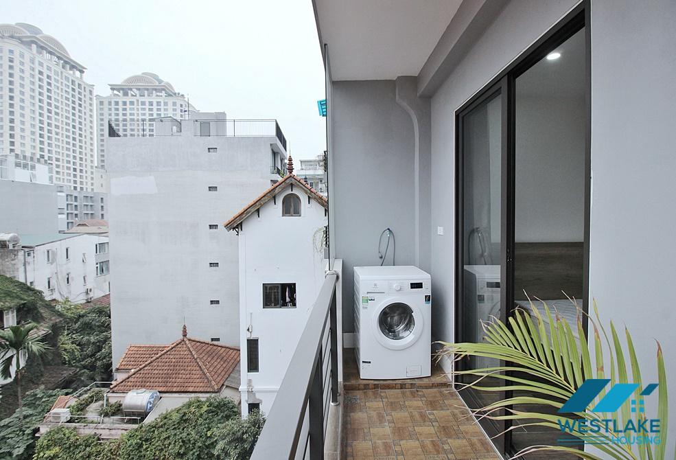 Clean and bright one bedroom apartment for rent on Tay Ho Street, Tay Ho, Hanoi