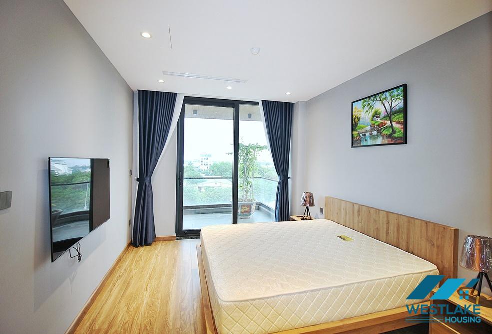 Beautiful 02-bedroom apartment with large balcony for rent in Tay Ho, Hanoi