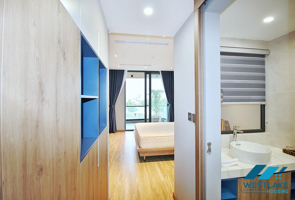 Beautiful 02-bedroom apartment with large balcony for rent in Tay Ho, Hanoi