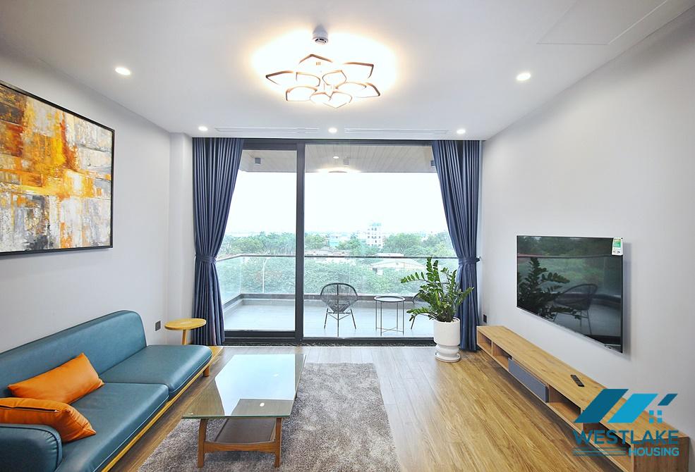 Beautiful 02-bedroom apartment with large balcony for rent in Tay Ho, Hanoi