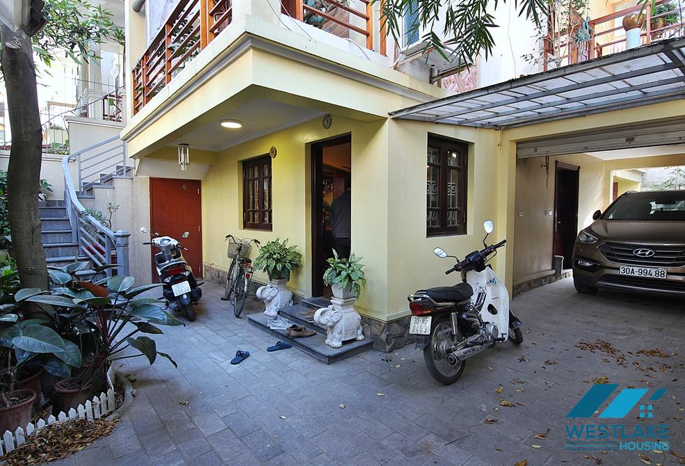 A quality 4 bedroom house for rent in Au co, Tay ho, Ha noi