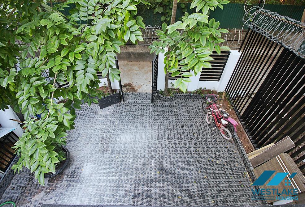 A beautiful 3 bedroom house with big yard for rent in Tay ho, Ha noi