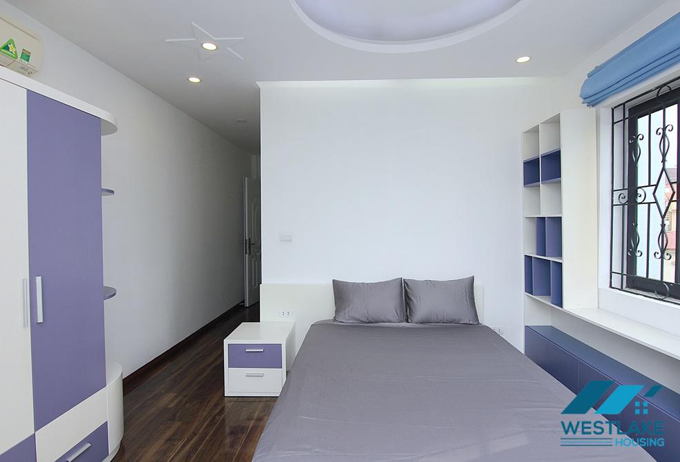 Beautiful 04-bedroom serviced apartment with lake view for rent in Tay Ho, Hanoi