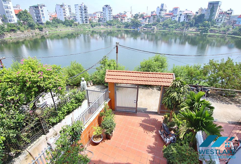 House for rent with garden and swimming pool in peaceful area of Tay Ho District, Hanoi