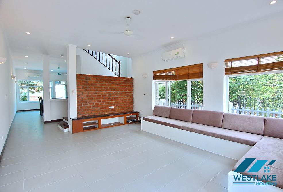 House for rent with garden and swimming pool in peaceful area of Tay Ho District, Hanoi