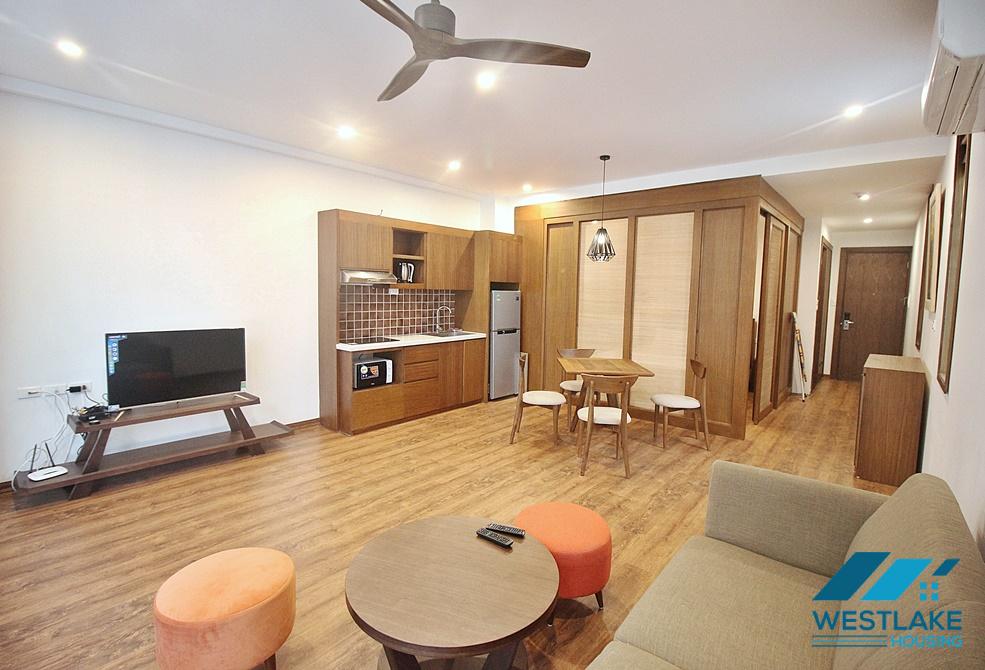 Japanese style one bedroom apartment for rent in Tay Ho Street, Tay Ho District