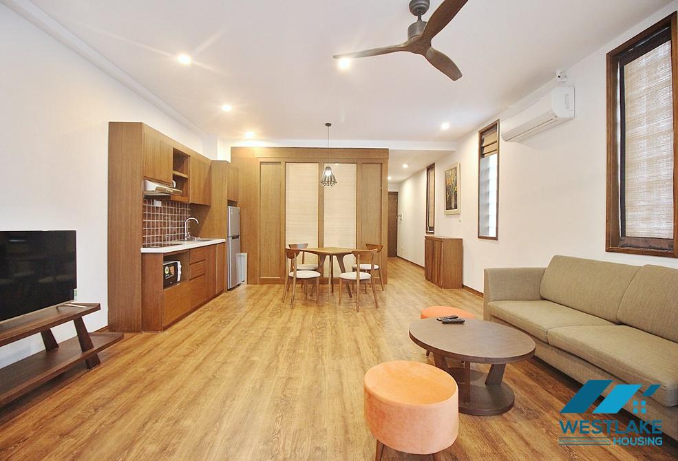 Japanese style one bedroom apartment for rent in Tay Ho Street, Tay Ho District