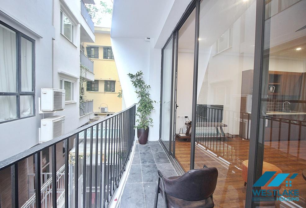 Japanese style one bedroom apartment for rent in Tay Ho Street, Tay Ho District