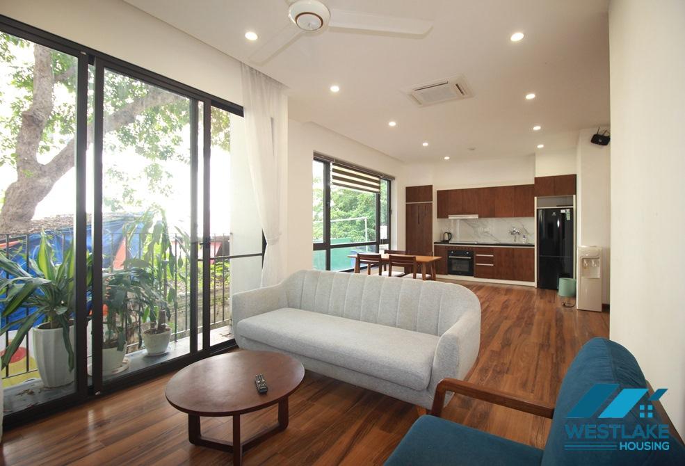 Nice 02-bedroom apartment for rent on Dang Thai Mai Street, Tay Ho, District