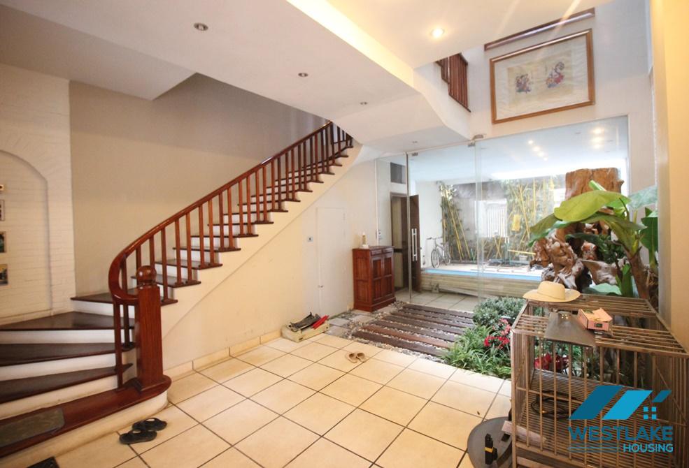 Modern house rental with a pool, nice wooden floor and balcony in Tay Ho