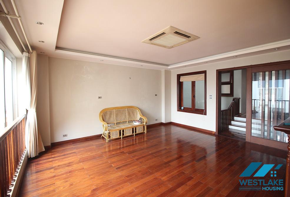 Modern house rental with a pool, nice wooden floor and balcony in Tay Ho