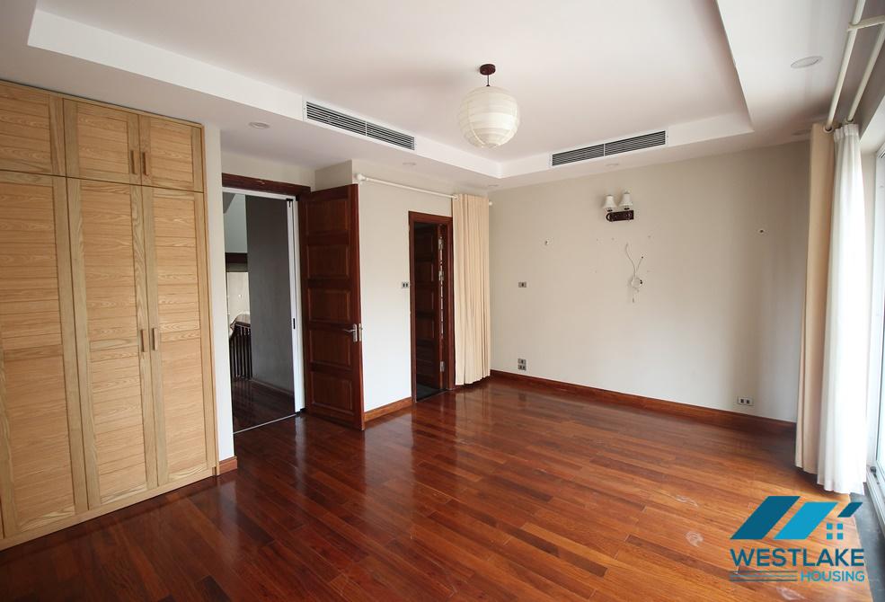 Modern house rental with a pool, nice wooden floor and balcony in Tay Ho