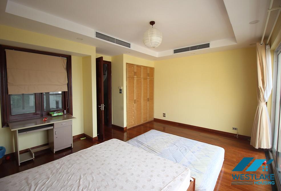 Modern house rental with a pool, nice wooden floor and balcony in Tay Ho