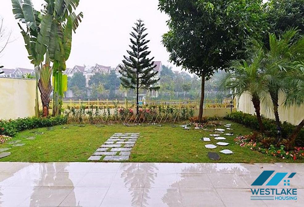 A beautiful villa with big garden for rent in Ciputra, Tay ho