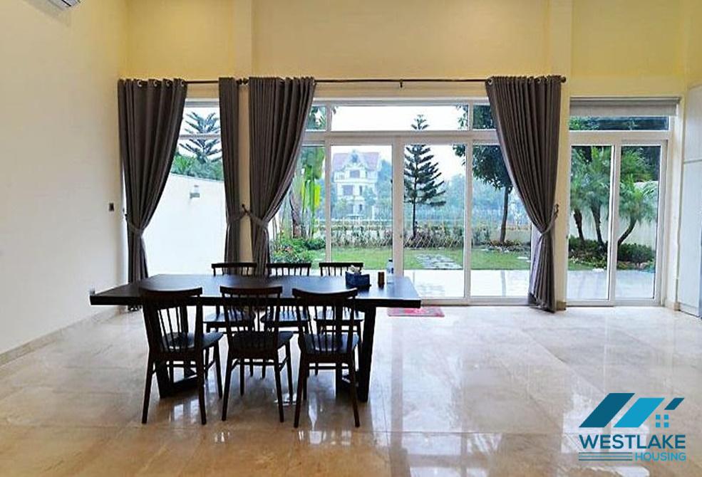 A beautiful villa with big garden for rent in Ciputra, Tay ho