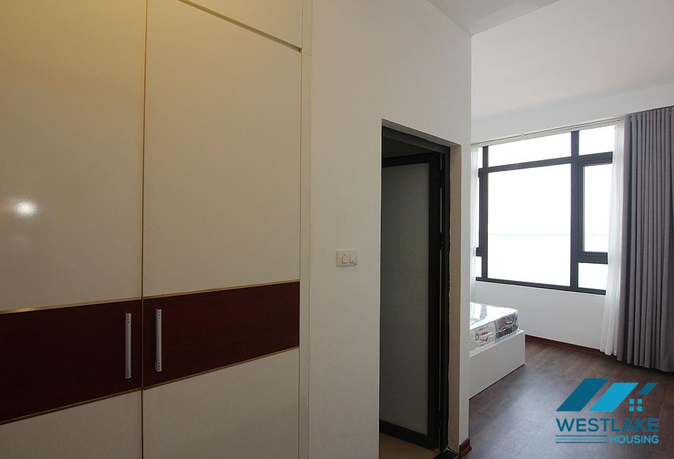 Nice 02-bedroom apartment with lake view on high floor for rent in Tay Ho District, Hanoi