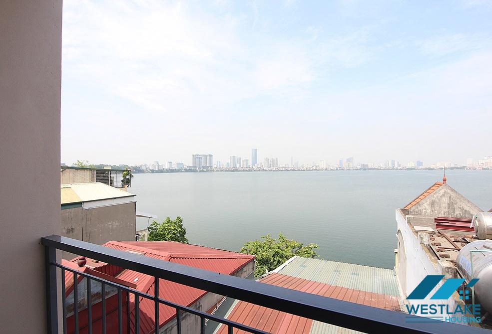 Nice 02-bedroom apartment with lake view on high floor for rent in Tay Ho District, Hanoi