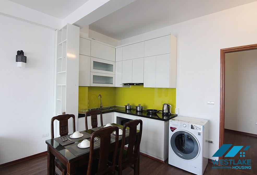 Nice 02-bedroom apartment with lake view on high floor for rent in Tay Ho District, Hanoi