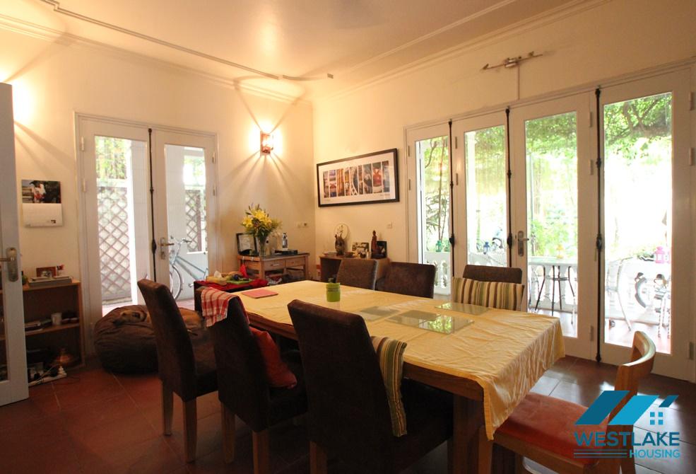 Large garden house  for rent on Au Co street, Tay Ho, Hanoi