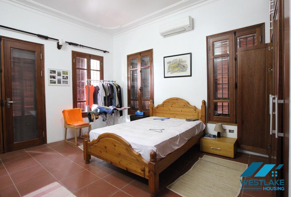 Large garden house  for rent on Au Co street, Tay Ho, Hanoi