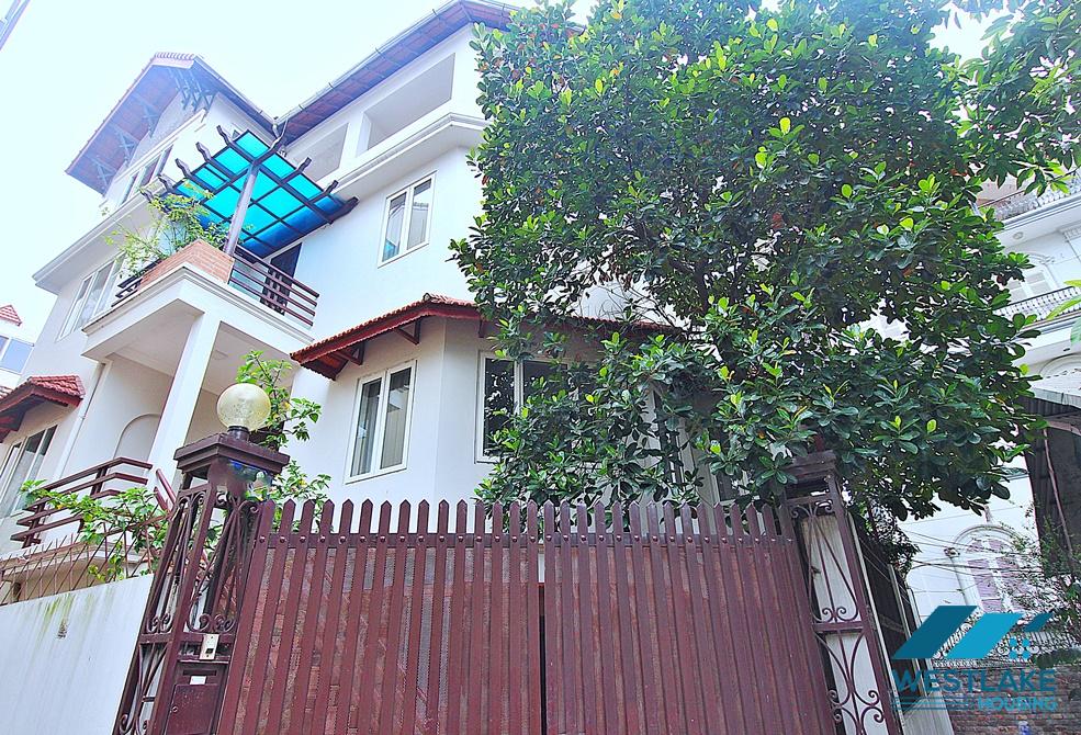 An old Western architecture house for rent in Tay Ho