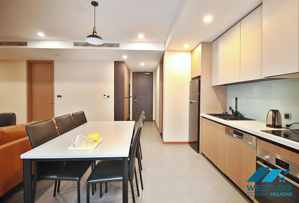 High quality and modern design 03-bedroom apartment for rent in Tay Ho, Hanoi