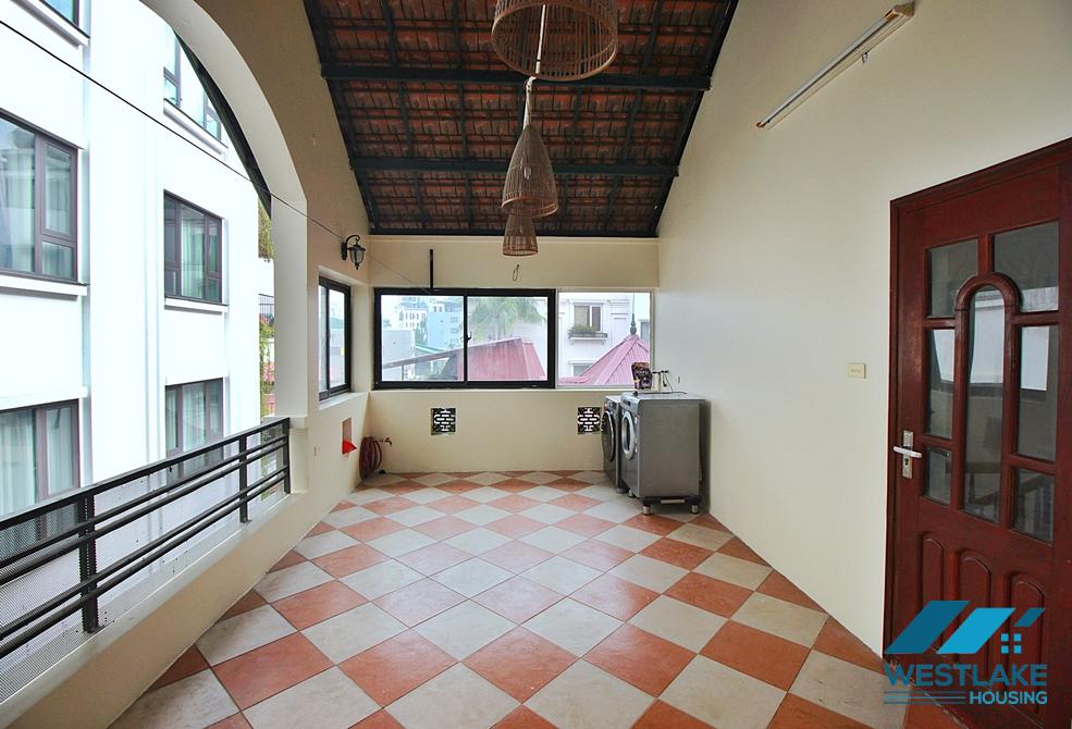 Renovated corner house for rent in To Ngoc Van st, Tay Ho