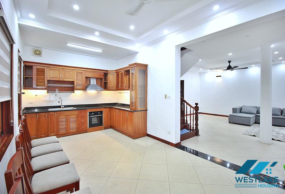 Renovated corner house for rent in To Ngoc Van st, Tay Ho