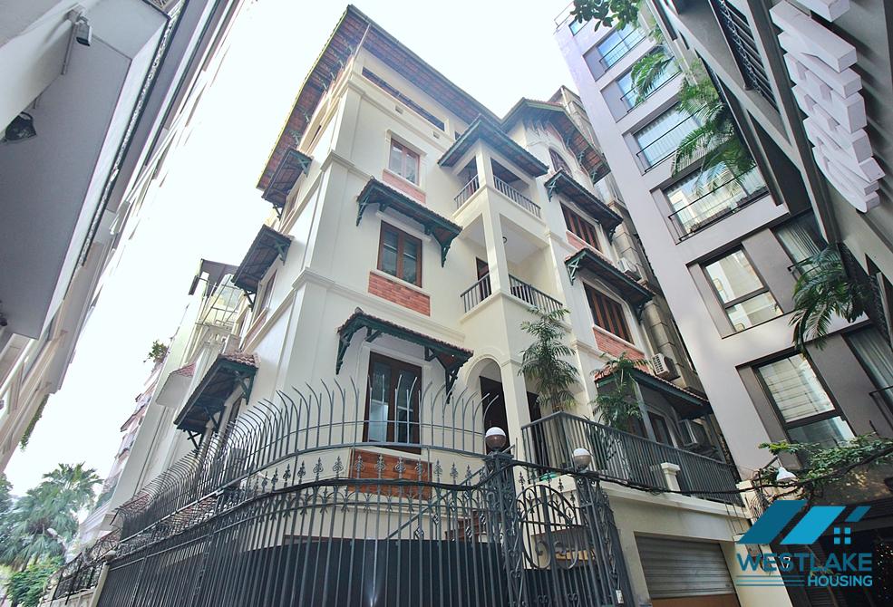 Renovated corner house for rent in To Ngoc Van st, Tay Ho