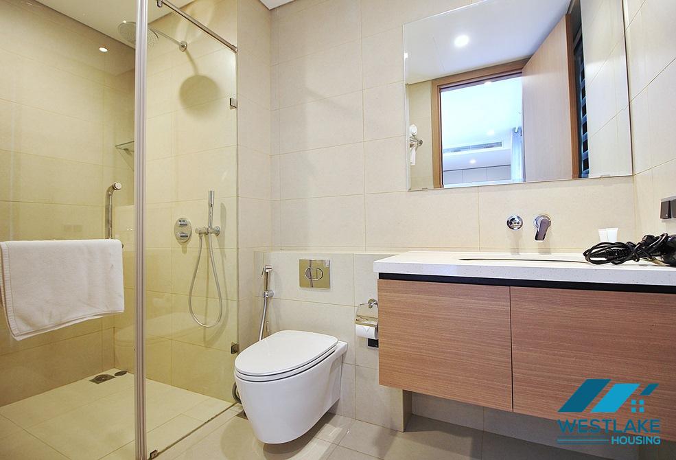 High floor and modern apartment for rent in Tay Ho District, Hanoi