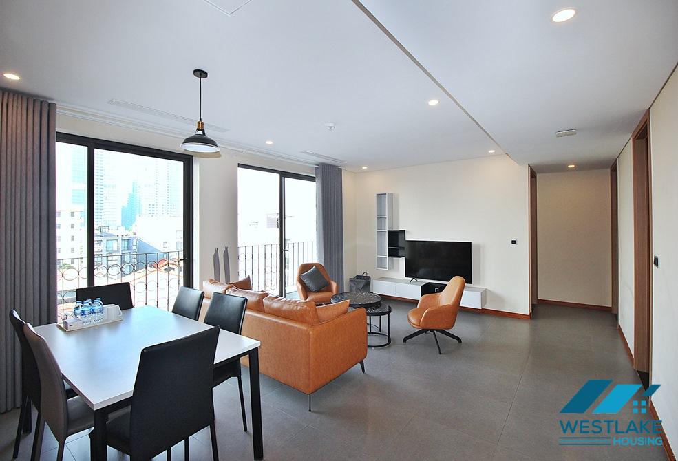 High floor and modern apartment for rent in Tay Ho District, Hanoi