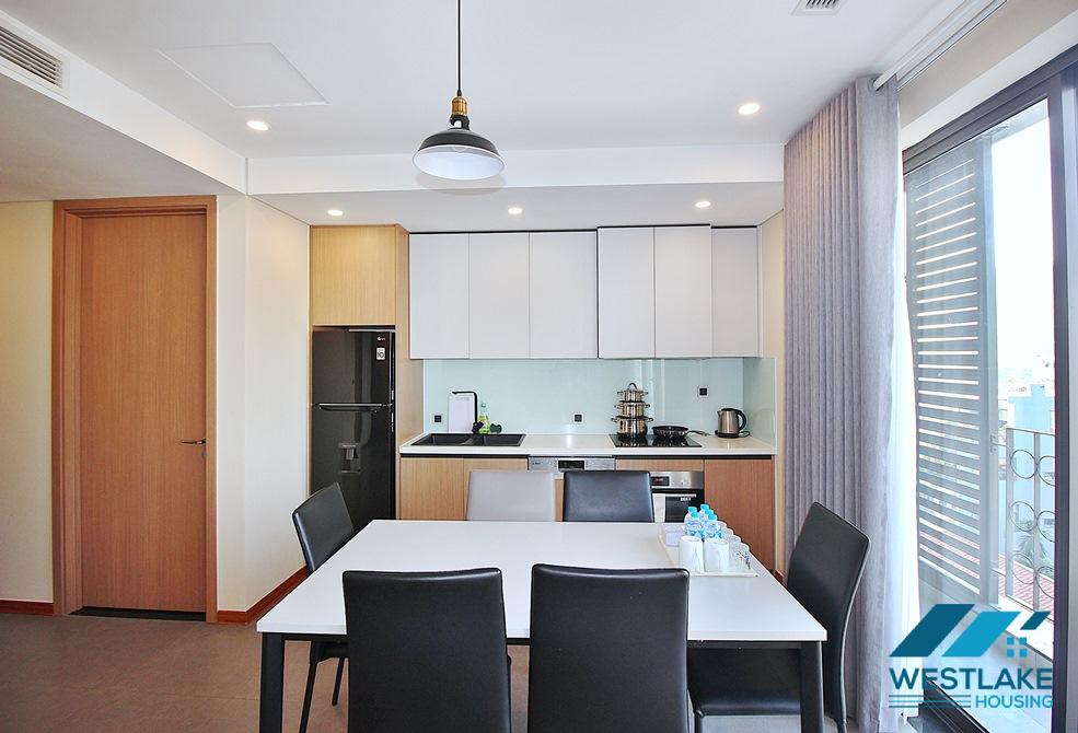 High floor and modern apartment for rent in Tay Ho District, Hanoi