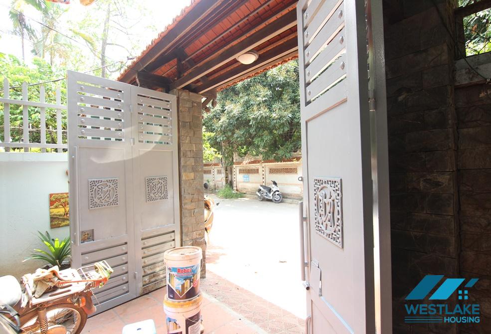 Courtyard garden 2 storey house for rent in Tay Ho, Hanoi