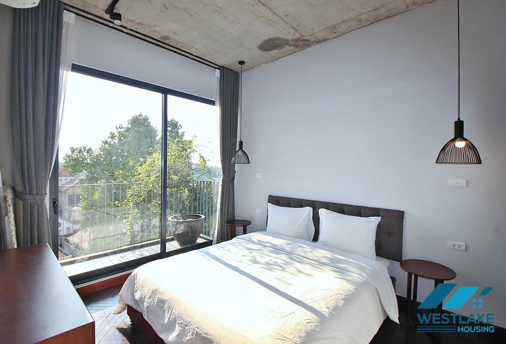 Beautiful 02-bedroom apartment on high floor for rent in Tay Ho, Hanoi