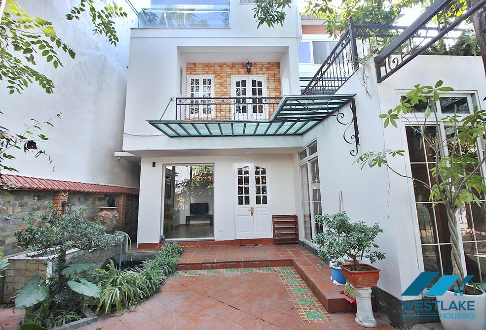 Lovely house for rent in Tay Ho District, Hanoi