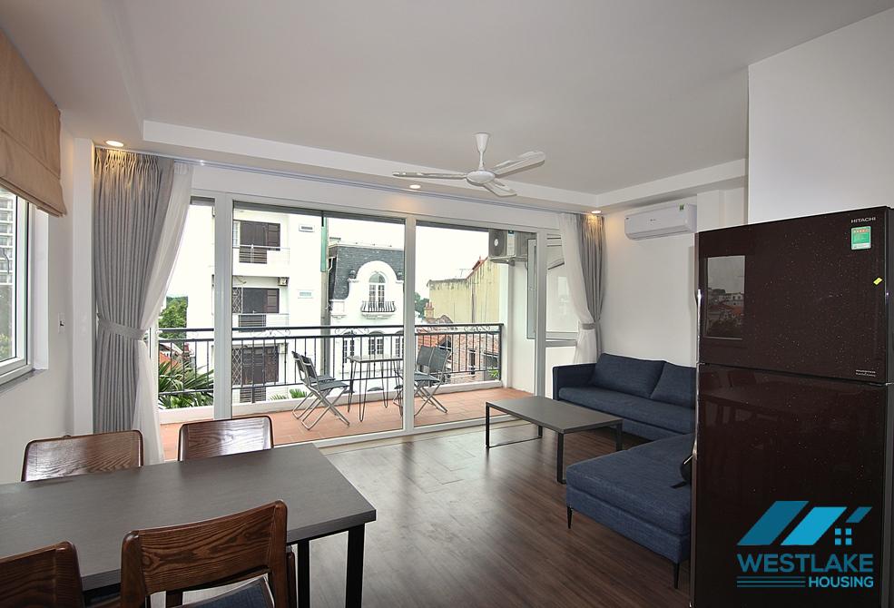 A beautiful and spacious one bedroom apartment for rent on Dang Thai Mai Street, Tay Ho, Hanoi