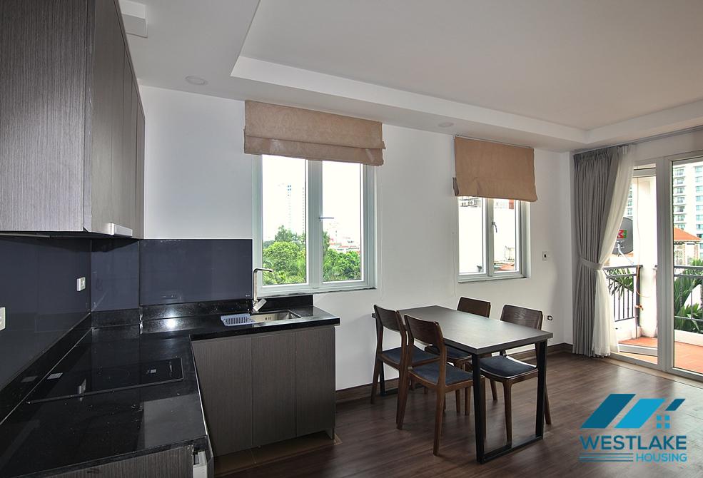 A beautiful and spacious one bedroom apartment for rent on Dang Thai Mai Street, Tay Ho, Hanoi