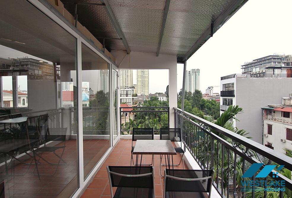 A beautiful and spacious one bedroom apartment for rent on Dang Thai Mai Street, Tay Ho, Hanoi