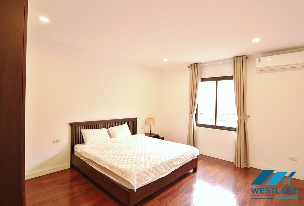 Large 03 bedrooms serviced apartment for rent on Dang Thai Mai Street, Tay Ho, Hanoi