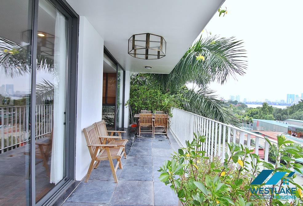 Japanese style and high quality 03 bedrooms apartment for rent in Tay Ho, Hanoi