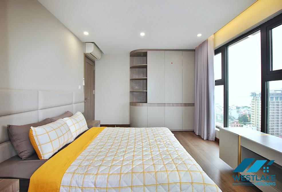 Beautiful 03 bedrooms apartment for rent in Dleroi Soleil Xuan Dieu, Tay Ho, Hanoi